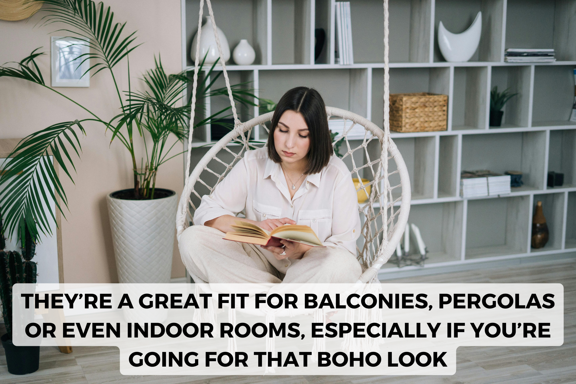 ceiling-mounted hanging chair